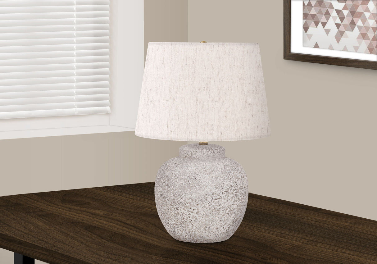 Lighting, Table Lamp, Concrete, Modern - Cream by Couch.com