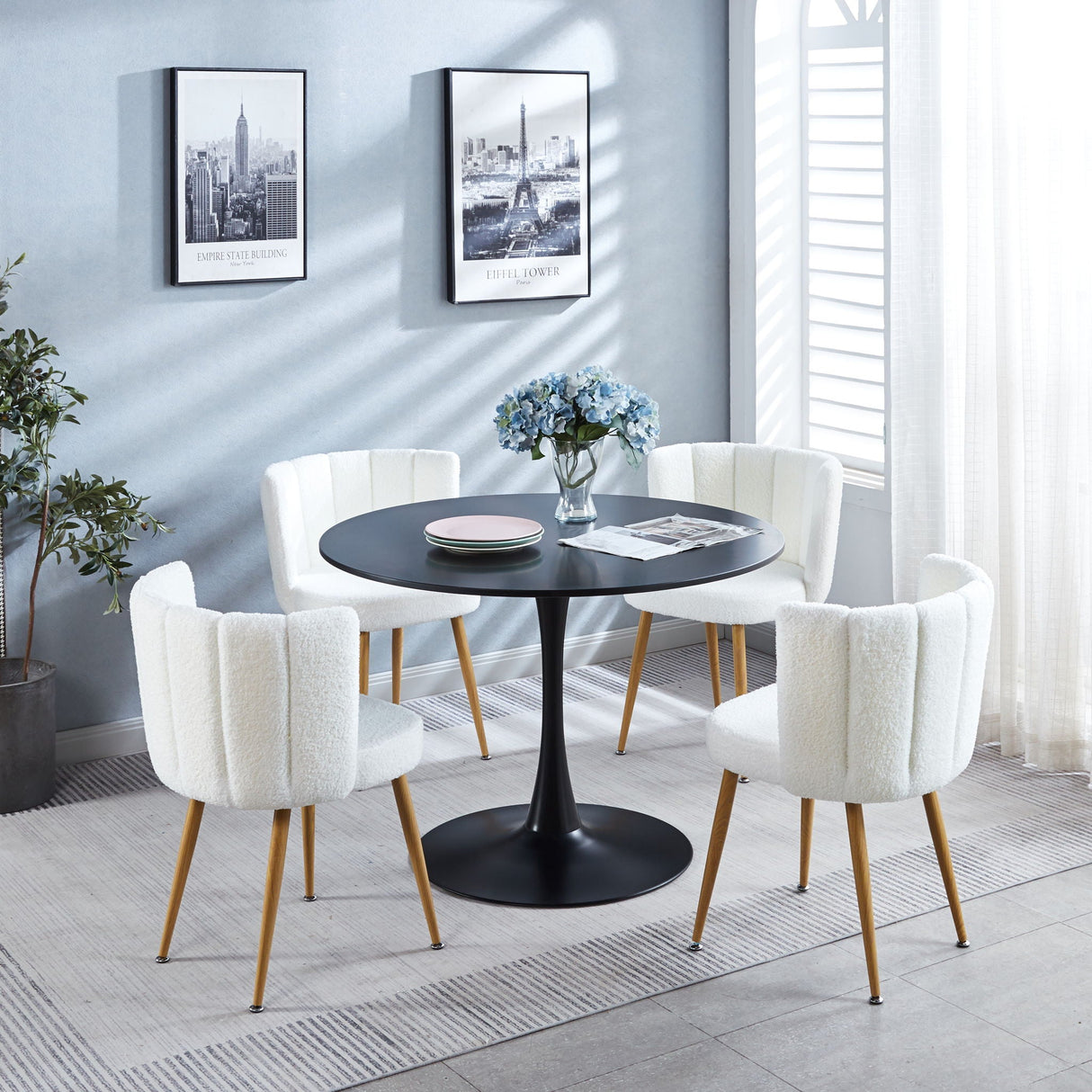 5 Piece Dining Set (Table And 4 Chairs), Kitchen Sets, Coffee Sets, Table And Chairs by Couch.com