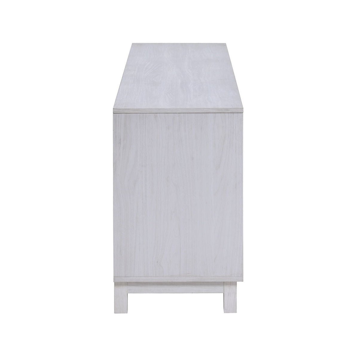 Summit - TV Stand Console With Fireplace - White Walnut Finish by Couch.com