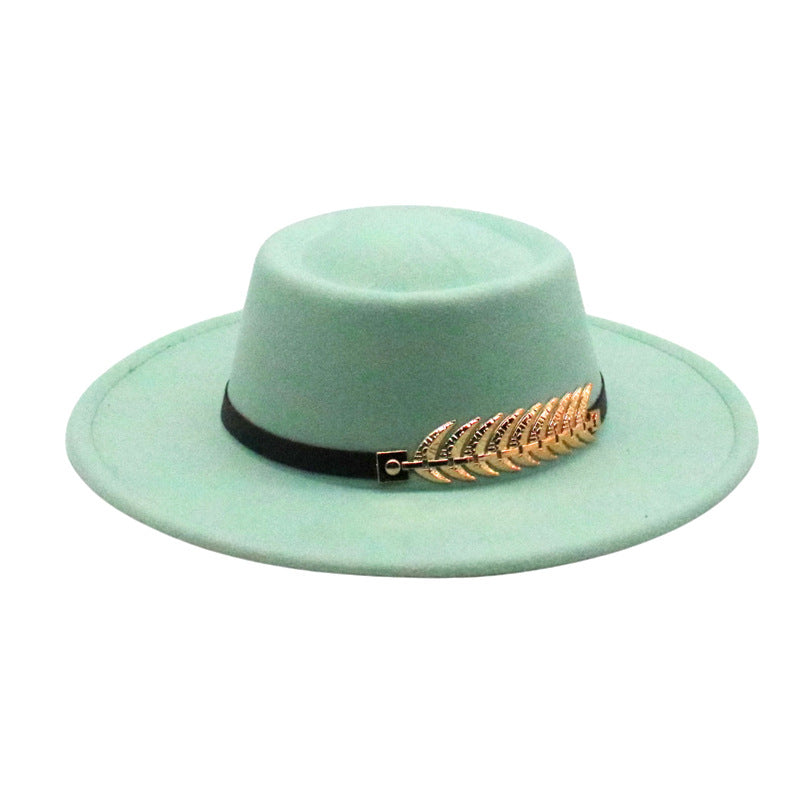 Autumn Winter Women Men Vintage Fedora Women's Foldable Short Brim Floppy Hat Gentleman Elegant Warm Hats Lady Party Luxury Caps Classic Summer Beach Sun Hat