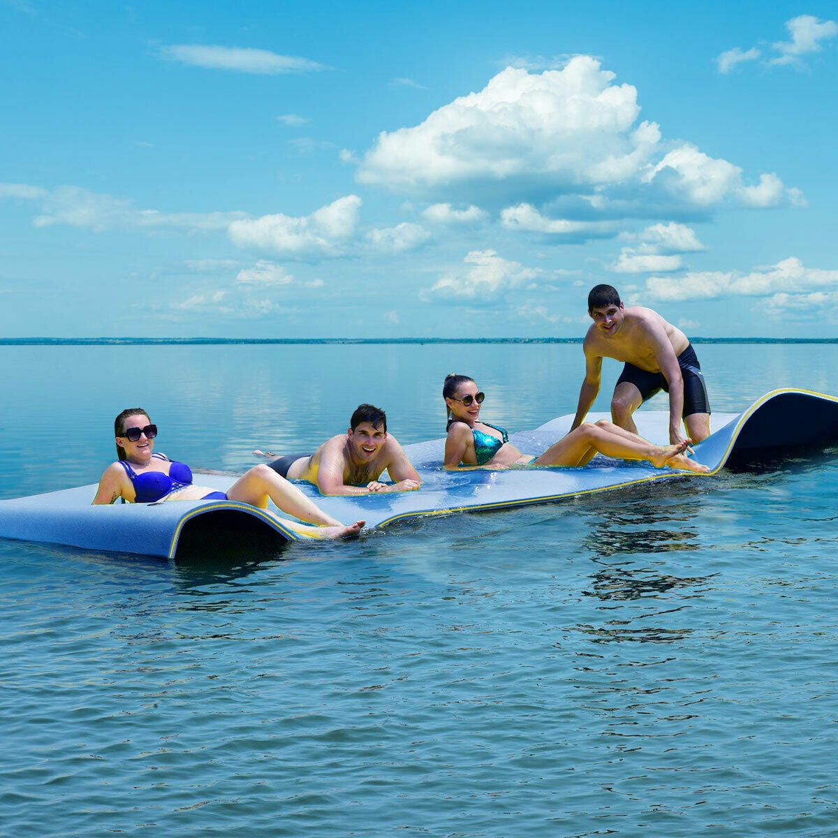 12 ™ x 6 ™ 3 Layer Floating Water Pad-Green