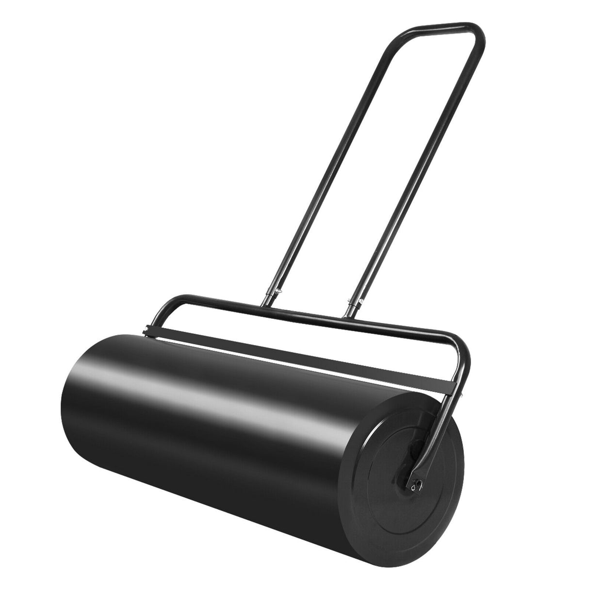 24 x 13 Inch Tow Lawn Roller Water Filled Metal Push Roller-Green