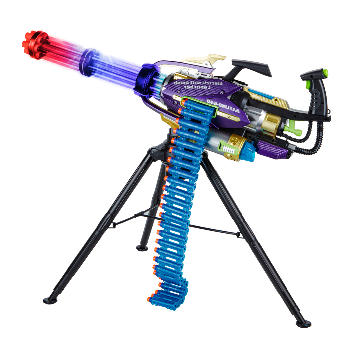 Contixo Electric Foam Dart Blaster - Gatling Style Toy Gun for Kids, Safe Soft Foam Darts, High-Speed Rotating Barrel, Ideal Gift for Action Play by Contixo