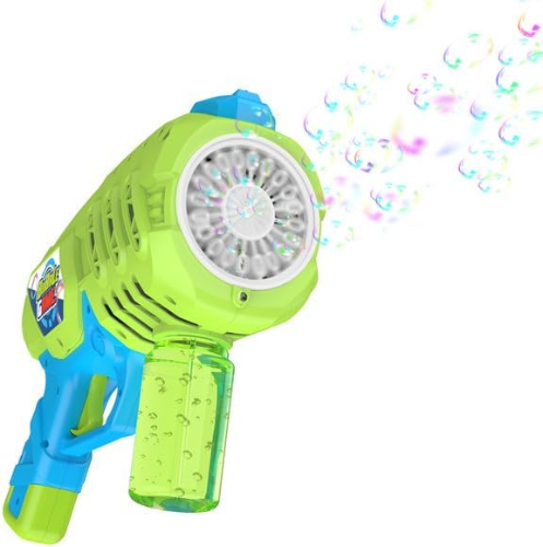 Contixo Bubble Blaster With Refill Solution - Kids Outdoor Fun Toy, Safe & Durable