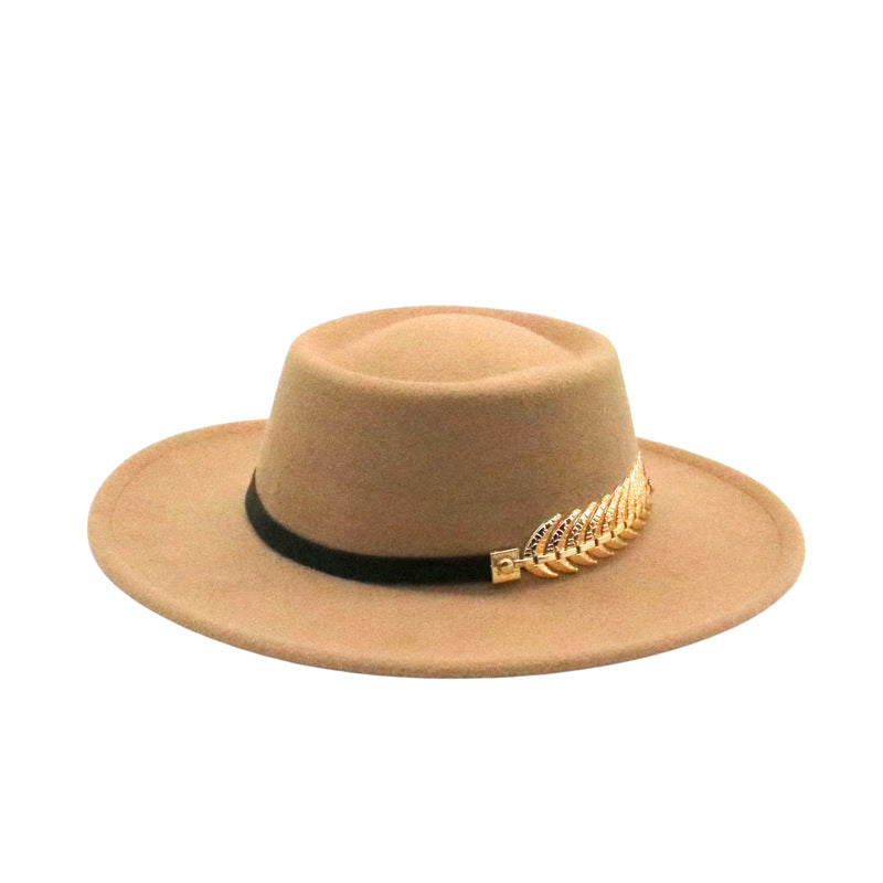 Autumn Winter Women Men Vintage Fedora Women's Foldable Short Brim Floppy Hat Gentleman Elegant Warm Hats Lady Party Luxury Caps Classic Summer Beach Sun Hat