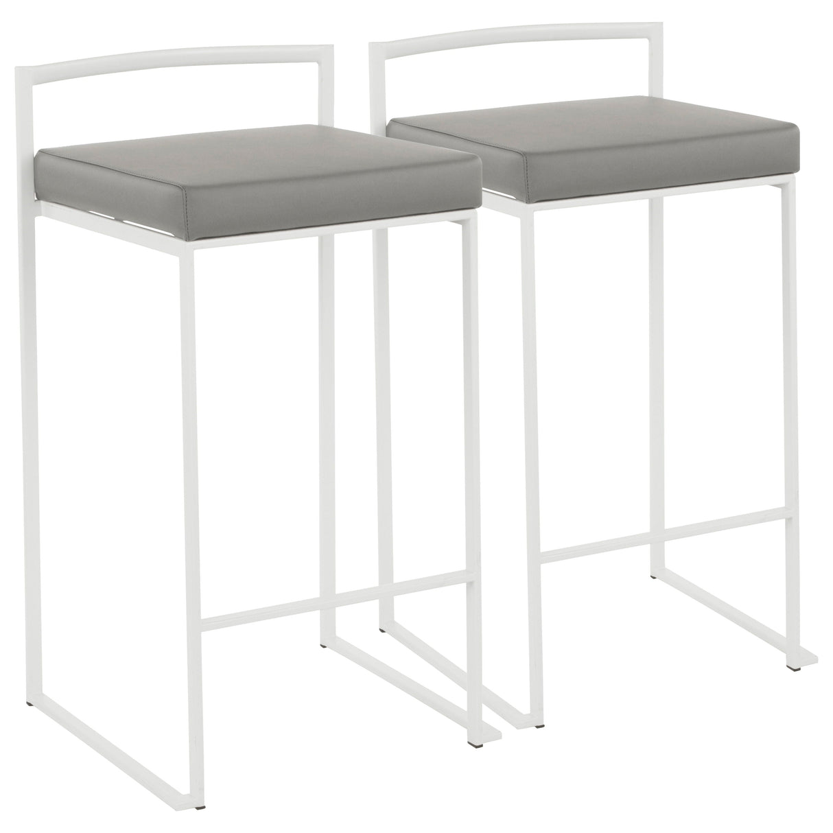 Fuji - Simple Elegance, Contemporary Stackable Counter Stool by Couch.com