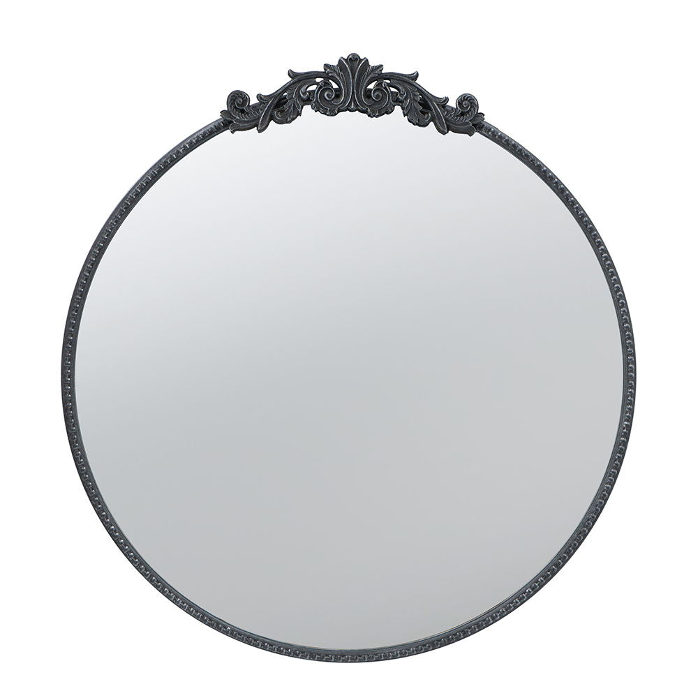 Classic Design Mirror With Baroque Inspired Frame For Bathroom, Entryway Console Lean Against Wall by Couch.com