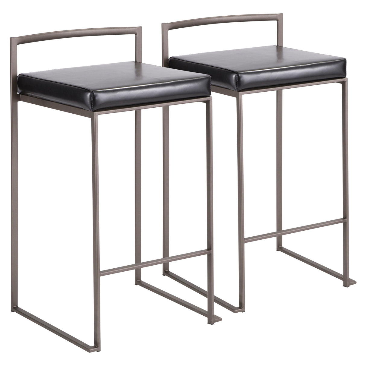 Fuji - Industrial Stackable Counter Stool Elegant Design by Couch.com