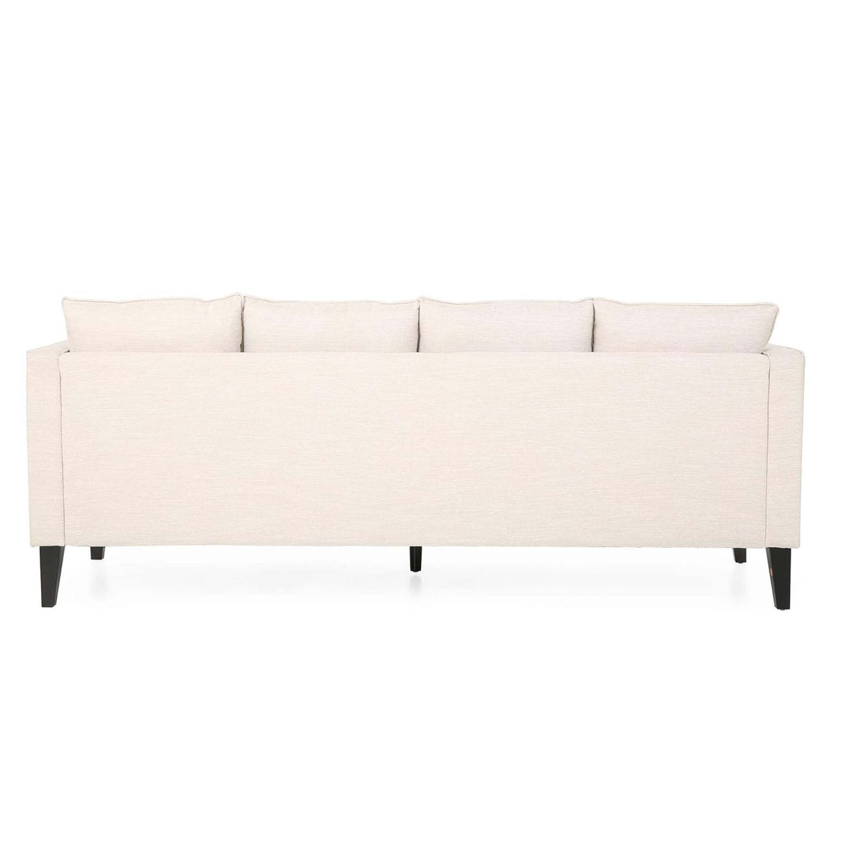 Comfy 3 Seat Sofa With Tufted Back And Arm, Modern For Living Room - Beige by Couch.com