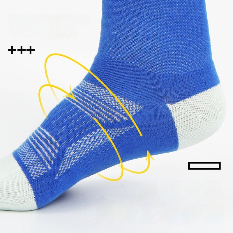 Mens And Womens Hiking Breathable Sweat-absorbing Mid-calf Cotton Socks