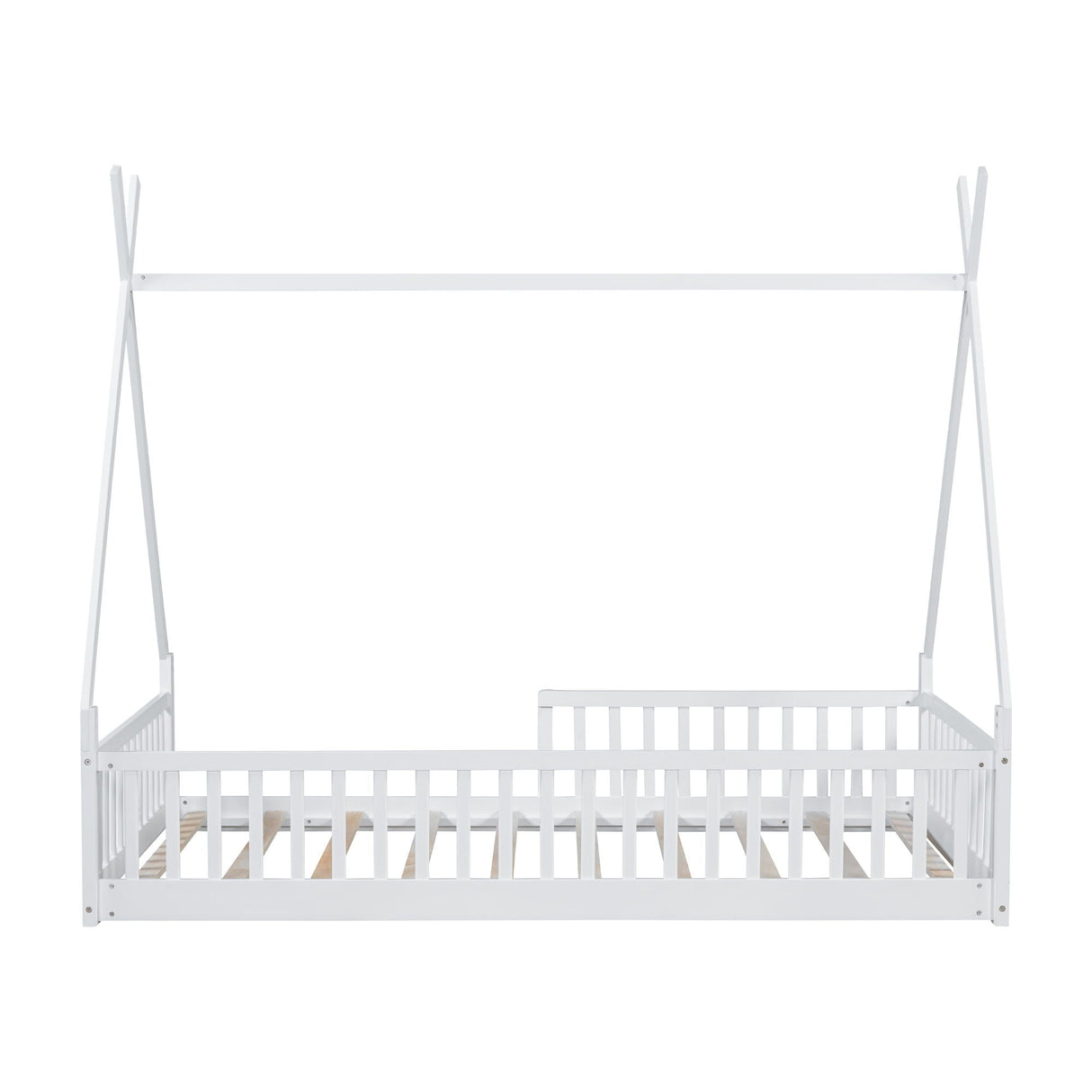 House Shaped Design Bed With Fence
