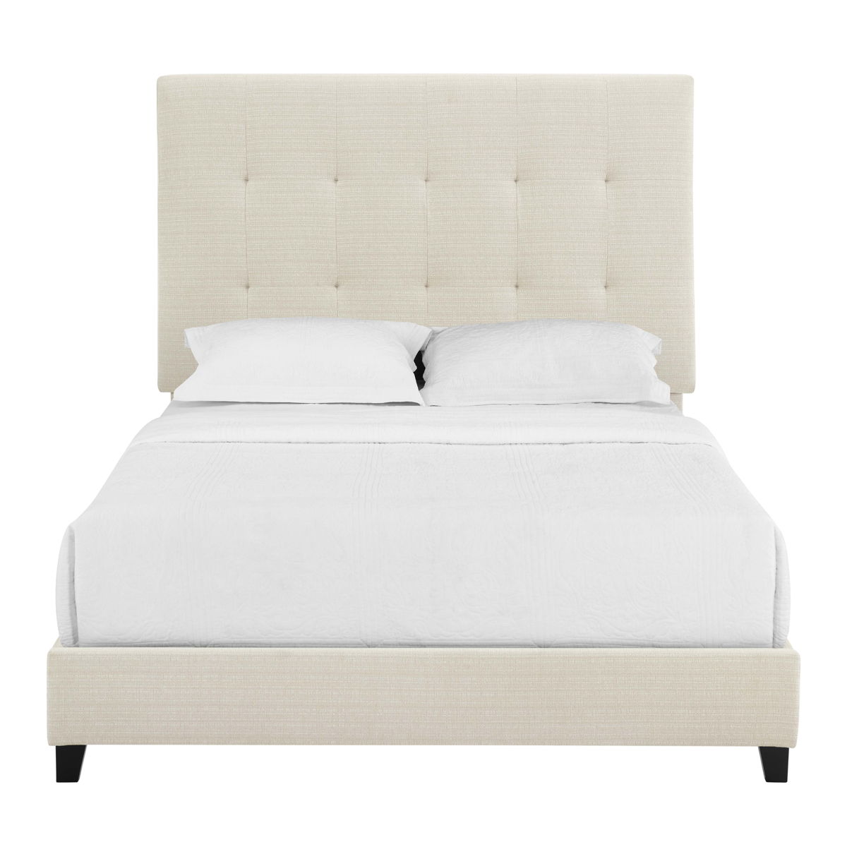 Tufted Upholstered Platform Bed by Couch.com