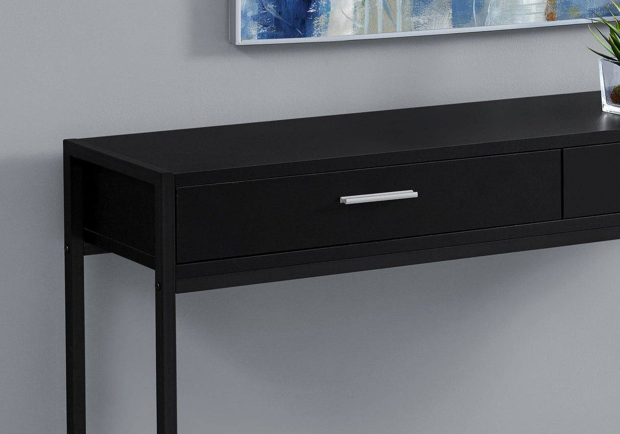 Accent Console Table For Entryway, Storage Drawers, Contemporary & Modern