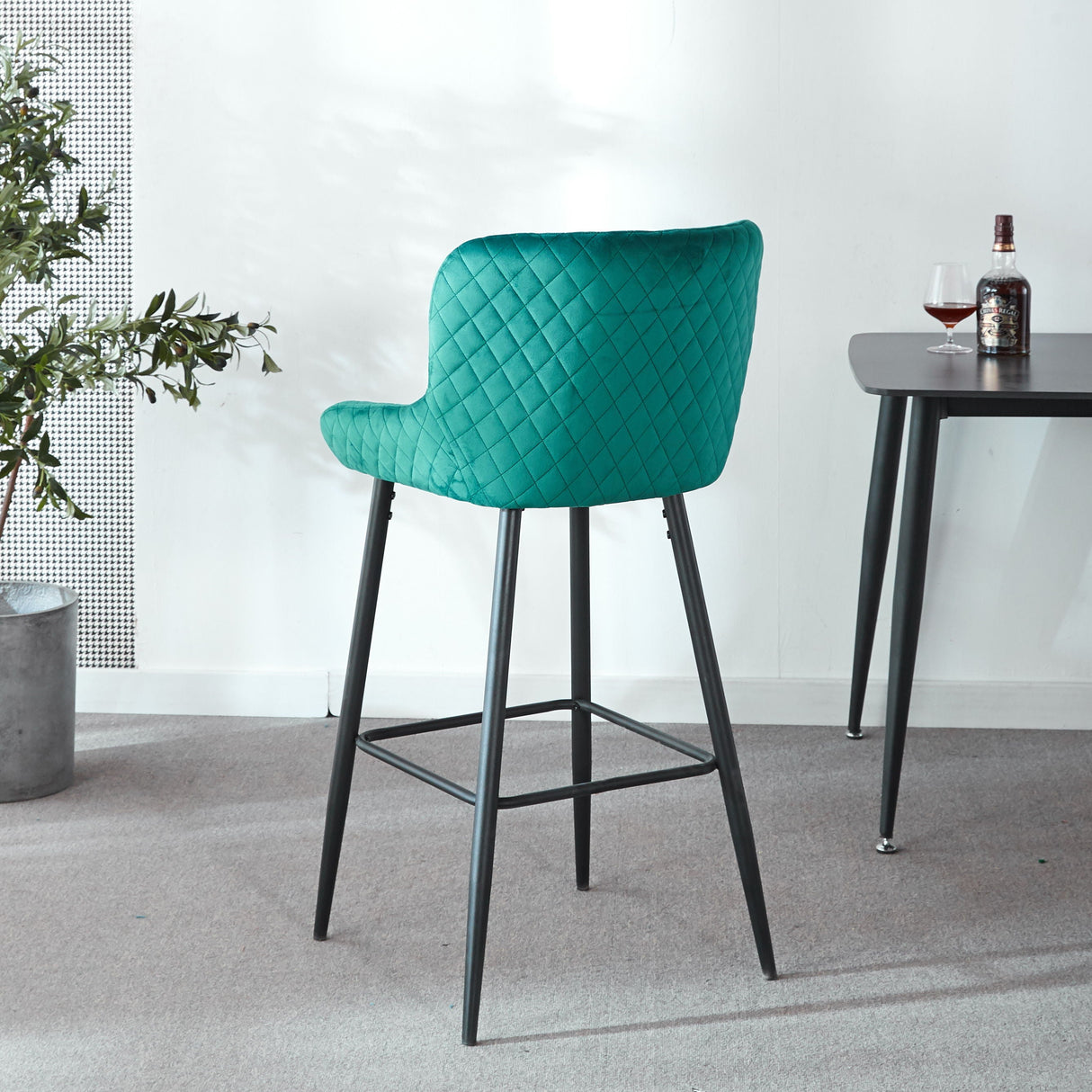 Ergonomic Counter Height Bar Stool (Set of 2) by Couch.com