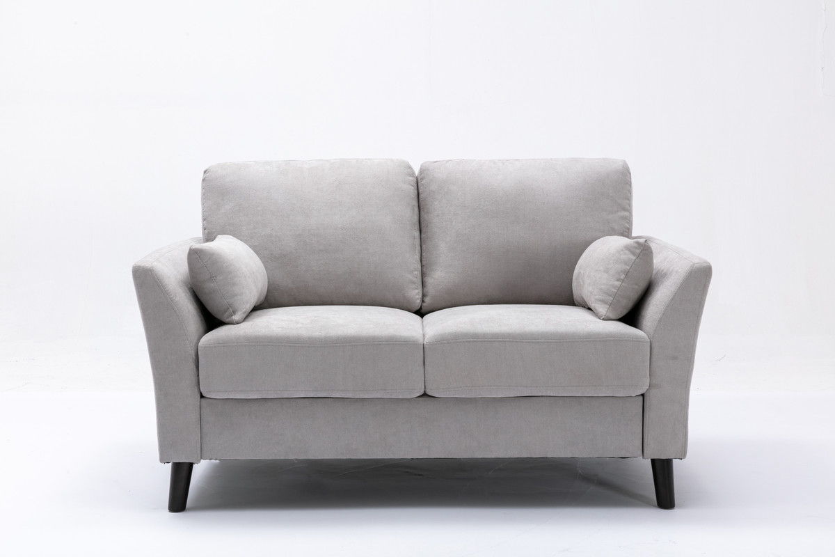 Damian - Woven Fabric Loveseat by Couch.com