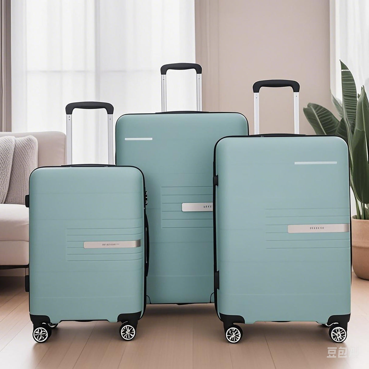 Hardshell Suitcase Double Spinner Wheels Luggage Sets, Lightweight With Tsa Lock, 3 Piece Set by Couch.com