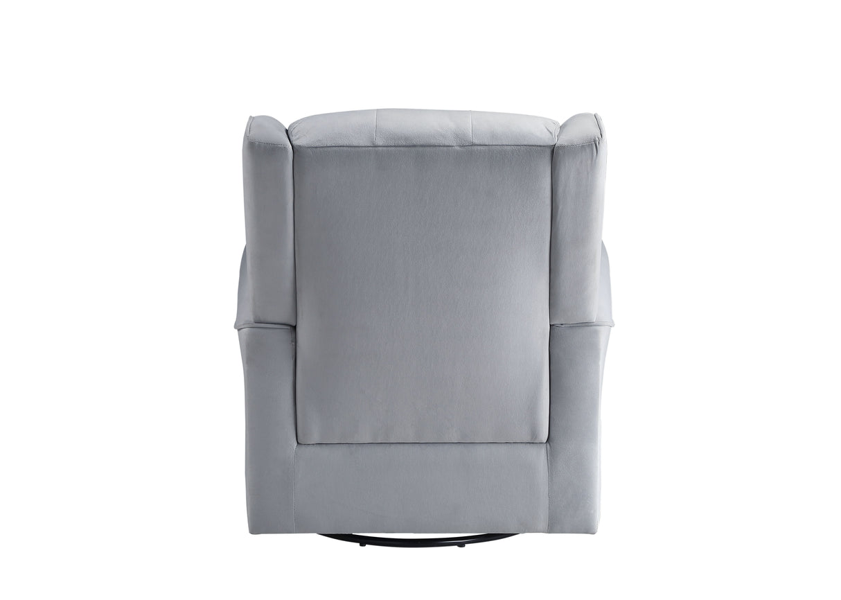 Zeger - Glider Chair With Swivel - Gray by Couch.com