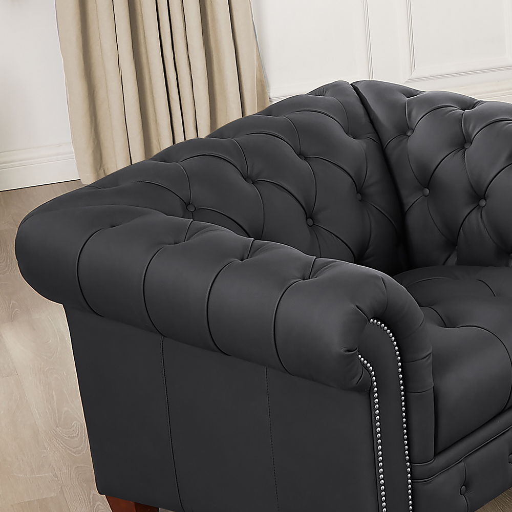 York - Waxy Pull Up Leather Chair by Couch.com