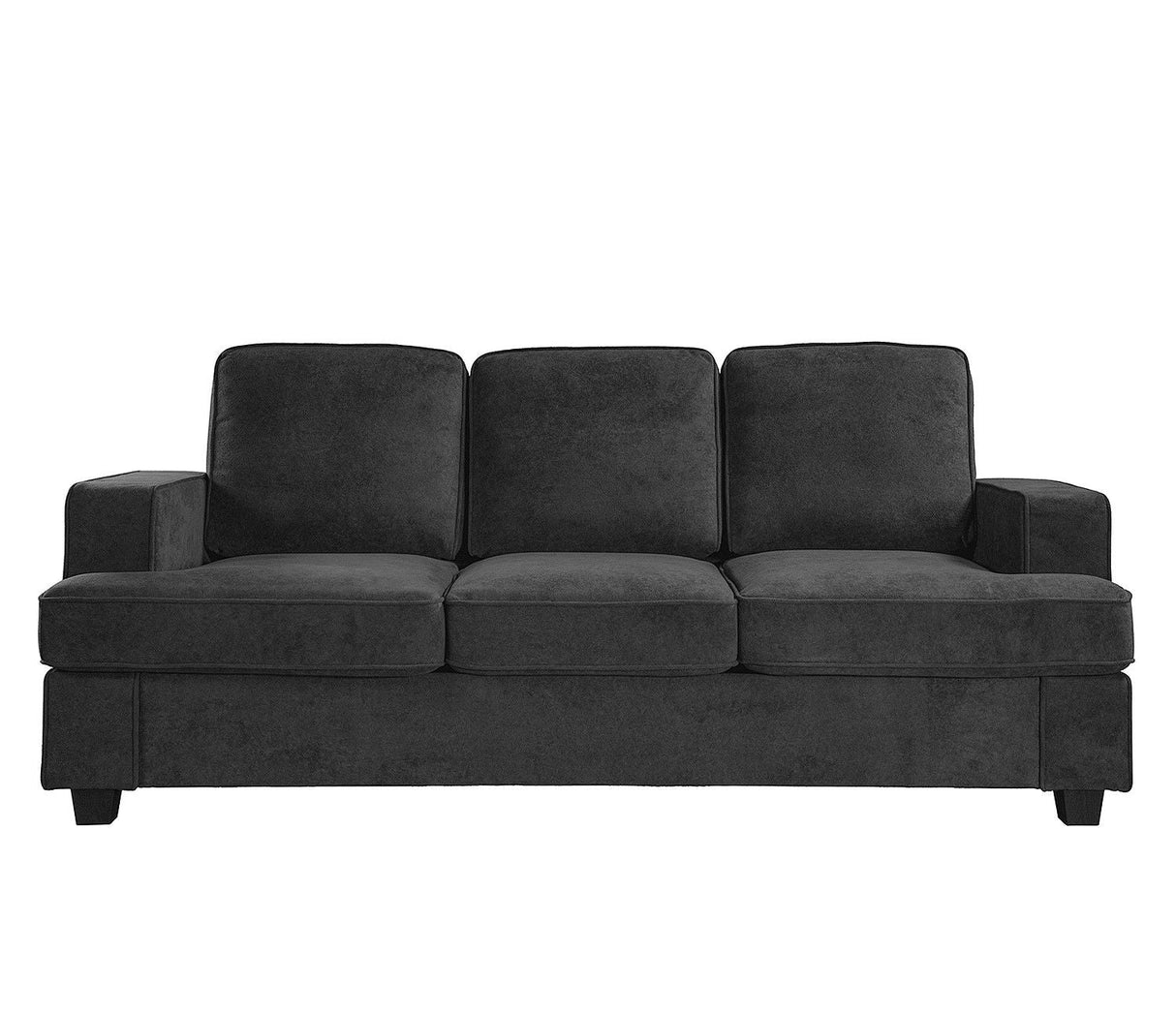 Modern Sofa, Comfortable 3 Seater Couch With Deep Seating, Loose Back Cushions, Wide Arms by Couch.com