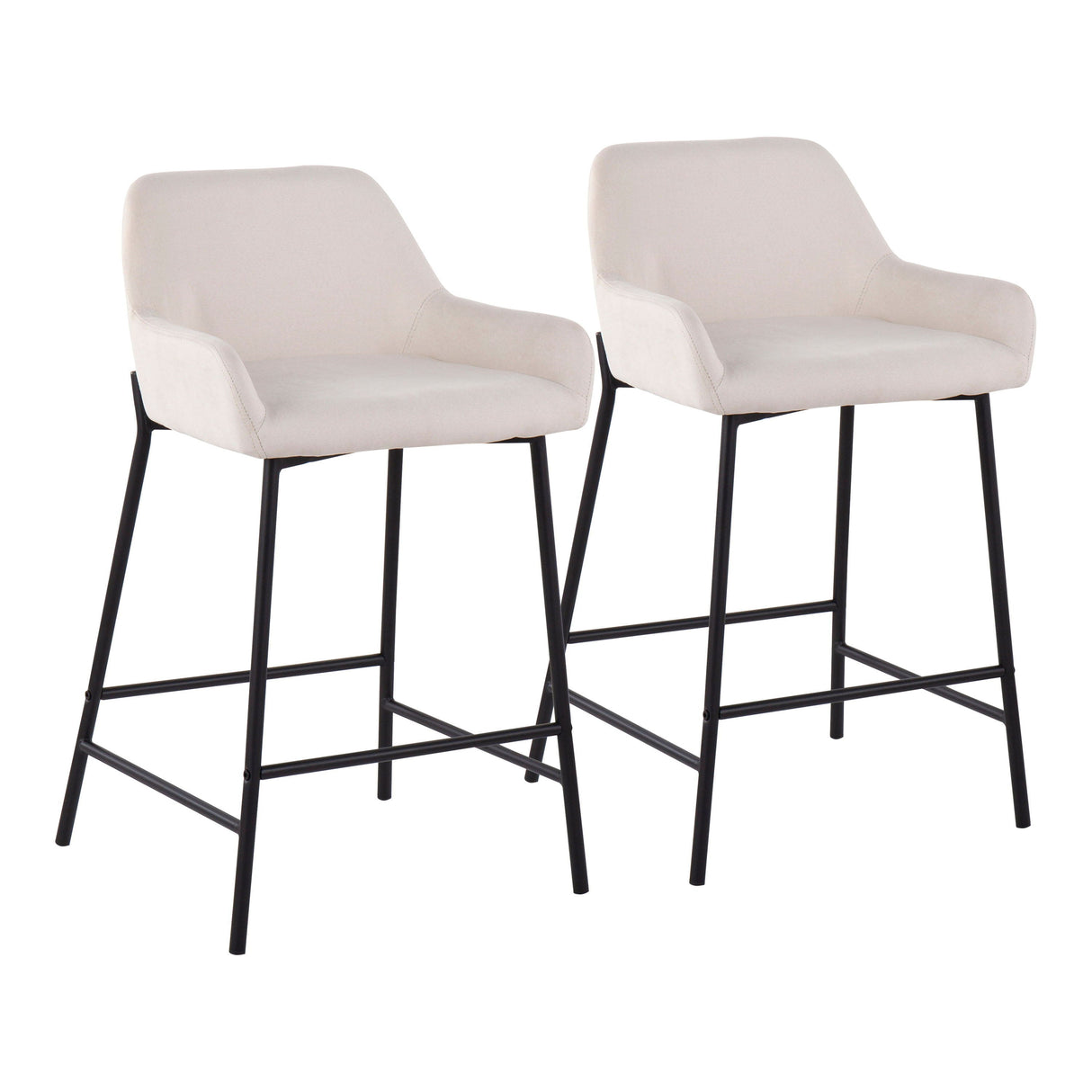 Daniella - Industrial Fixed Height Counter Stool (Set of 2) by Couch.com