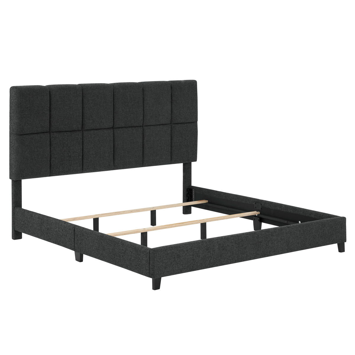 Squares Upholstered Platform Bed by Couch.com