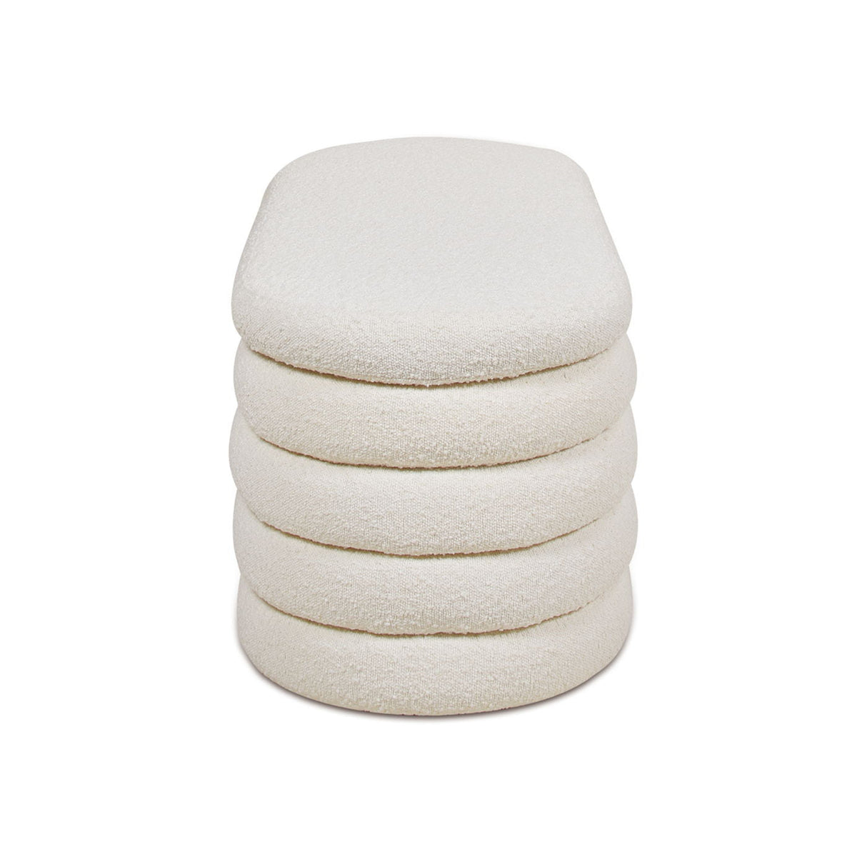 Fuji - Upholstered Oval Storage Bench by Couch.com