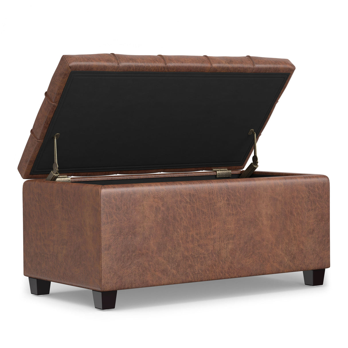 Sienna - Upholstered Storage Ottoman Bench by Couch.com