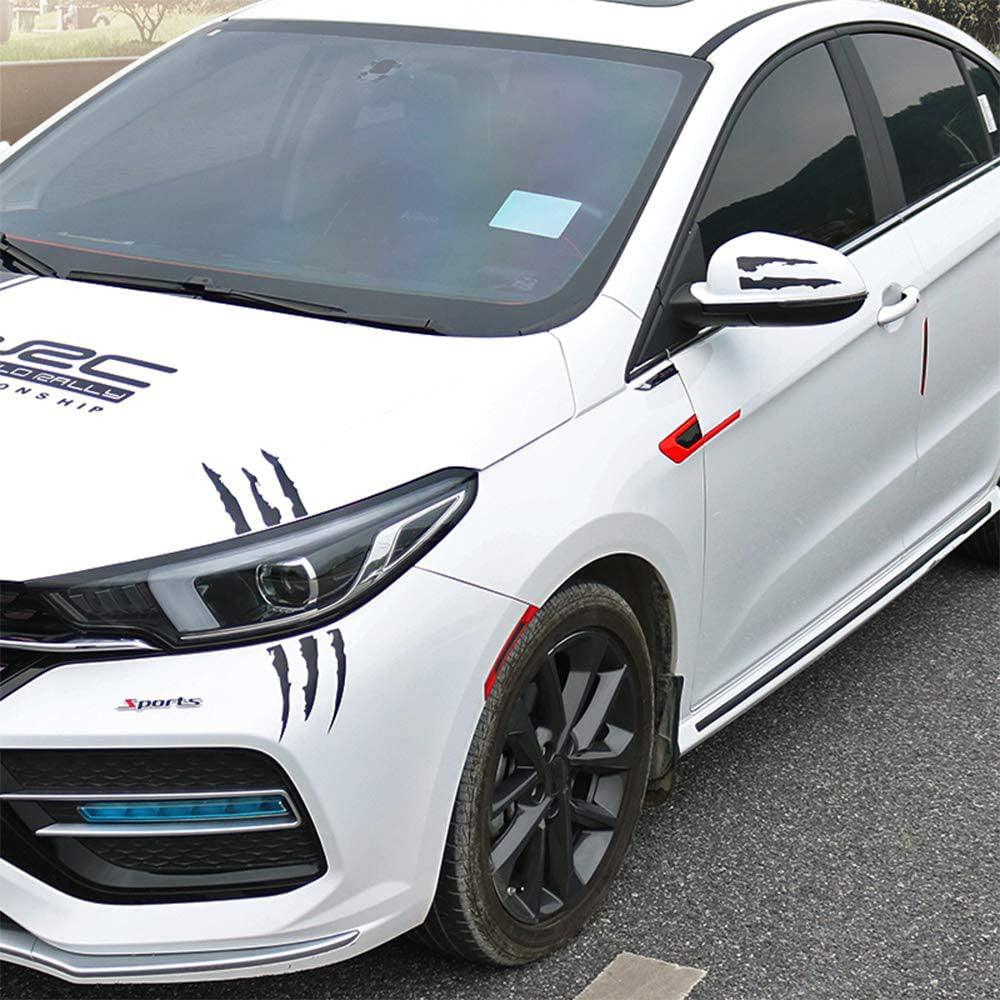 1Pair Car Rear View Mirror Sticker Reflective Decal Vinyl Sticker Decal Stripe Sticker Car Rear View Mirror Stickers Car Body Stickers Waterproof Reflective Car Side Stickers Auto Side Stripe Decals Side Mirror Reflective Decals Auto Rearview Stickers