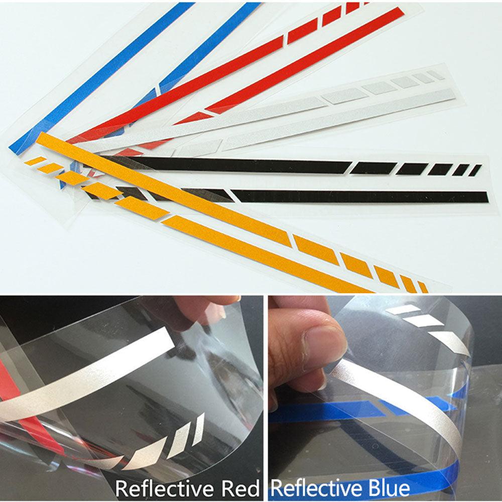 1Pair Car Rear View Mirror Sticker Reflective Decal Vinyl Sticker Decal Stripe Sticker Car Rear View Mirror Stickers Car Body Stickers Waterproof Reflective Car Side Stickers Auto Side Stripe Decals Side Mirror Reflective Decals Auto Rearview Stickers