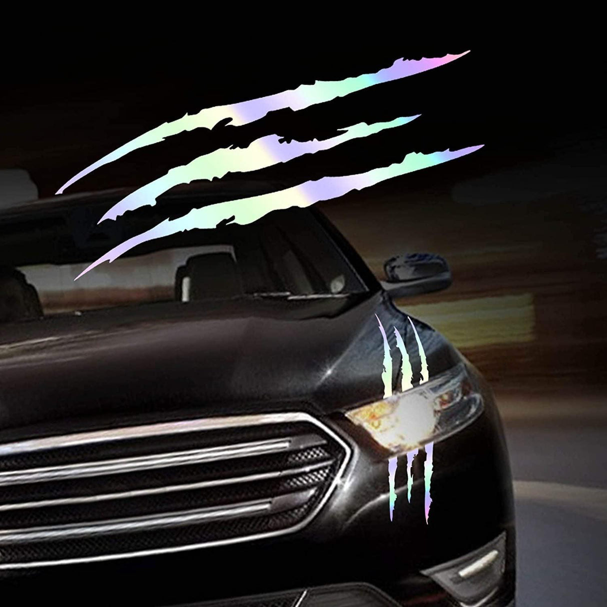 1Pair Car Rear View Mirror Sticker Reflective Decal Vinyl Sticker Decal Stripe Sticker Car Rear View Mirror Stickers Car Body Stickers Waterproof Reflective Car Side Stickers Auto Side Stripe Decals Side Mirror Reflective Decals Auto Rearview Stickers