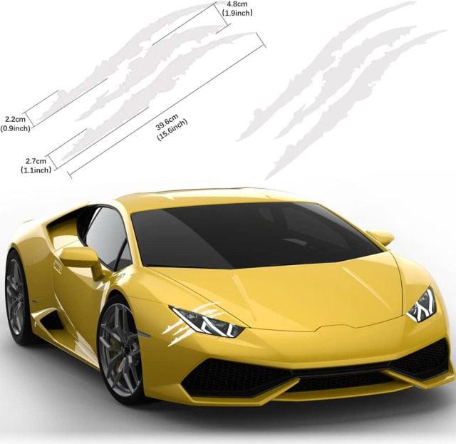1Pair Car Rear View Mirror Sticker Reflective Decal Vinyl Sticker Decal Stripe Sticker Car Rear View Mirror Stickers Car Body Stickers Waterproof Reflective Car Side Stickers Auto Side Stripe Decals Side Mirror Reflective Decals Auto Rearview Stickers