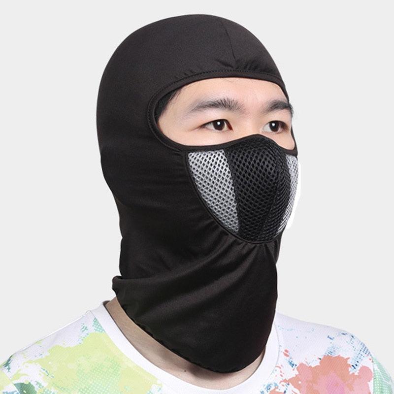 1Pcs Balaclava Mask Motorcycle Full Face Shield Bike Motorcycle Ice Silk Windproof Dustproof Sunscreen Mask Wild Helmet Hood Balaclava Face Scarf Mask Sunscreen Dustproof Army Cycling Hunting Fishing Tactical Airsoft Hat