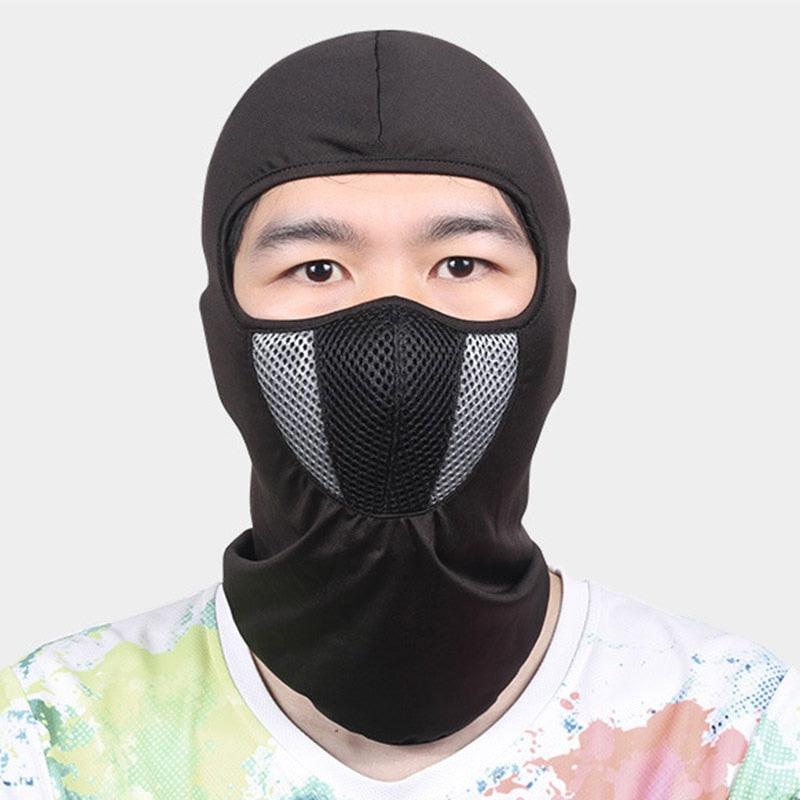 1Pcs Balaclava Mask Motorcycle Full Face Shield Bike Motorcycle Ice Silk Windproof Dustproof Sunscreen Mask Wild Helmet Hood Balaclava Face Scarf Mask Sunscreen Dustproof Army Cycling Hunting Fishing Tactical Airsoft Hat