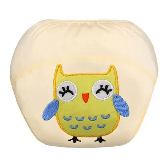 1Pcs Cute Baby Diapers Reusable Nappies Cloth Diaper Washable Cotton Training Pants Panties