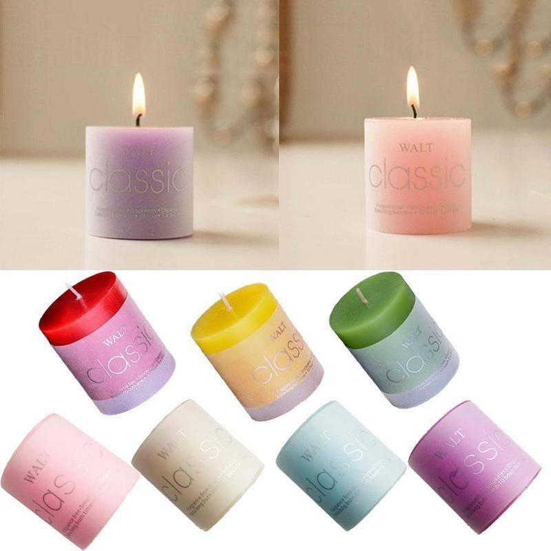 1pcs Scented Candles Craft Pure Soy Wax Wedding Column Wax Gifts Smokeless Fragrant Candle Holiday Candles Winter Scented Soy Candles Fall Candles Decor Aromatherapy Candles