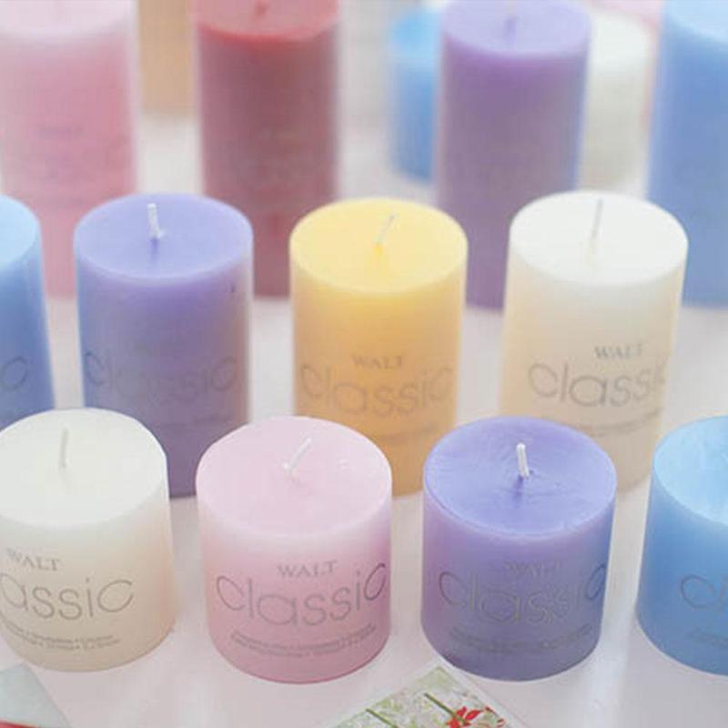 1pcs Scented Candles Craft Pure Soy Wax Wedding Column Wax Gifts Smokeless Fragrant Candle Holiday Candles Winter Scented Soy Candles Fall Candles Decor Aromatherapy Candles