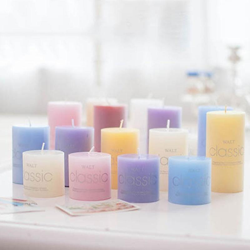 1pcs Scented Candles Craft Pure Soy Wax Wedding Column Wax Gifts Smokeless Fragrant Candle Holiday Candles Winter Scented Soy Candles Fall Candles Decor Aromatherapy Candles