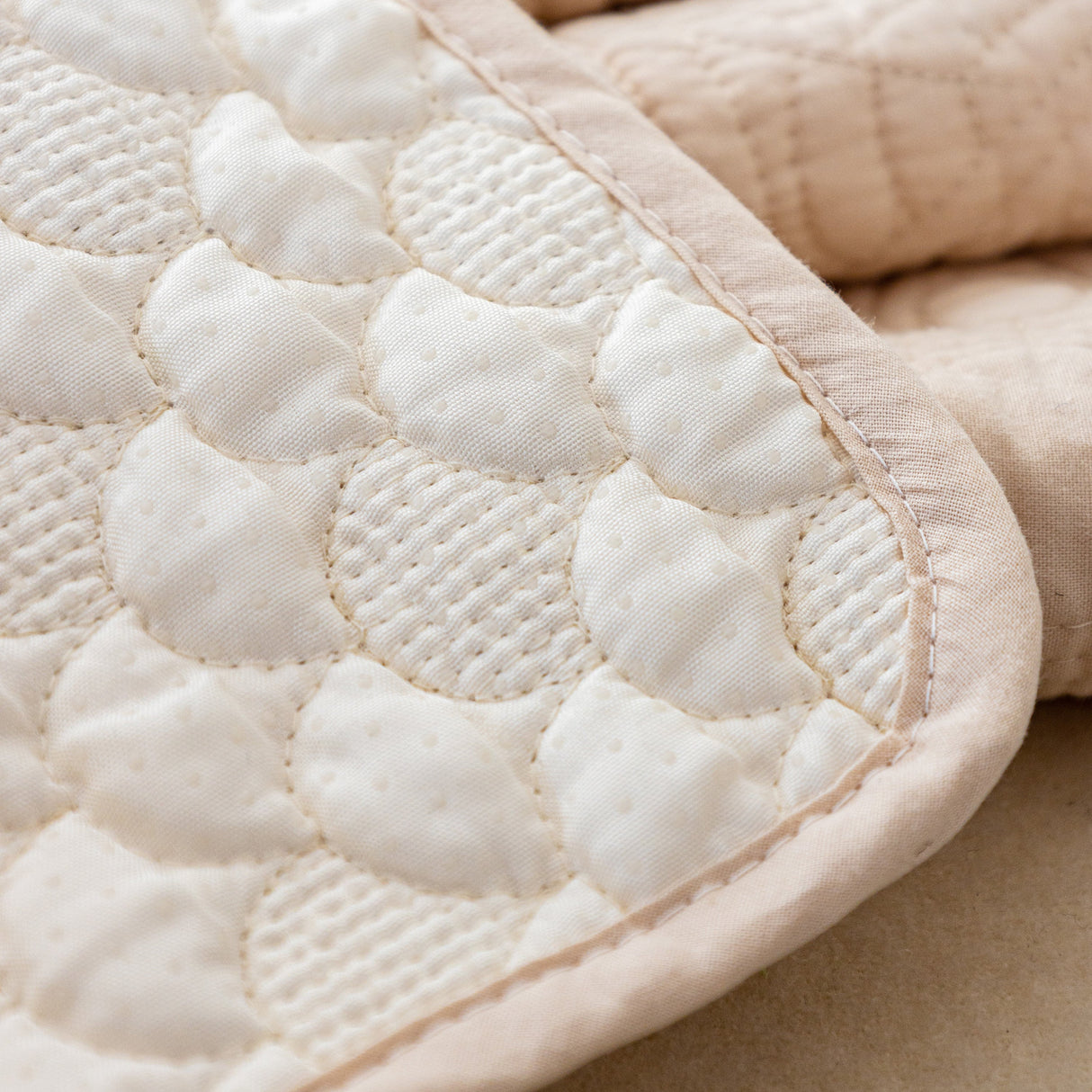 Cotton Quilted Sofa Cover, Non-Slip Couch Protector Fits Backrest, Seat & Armrest