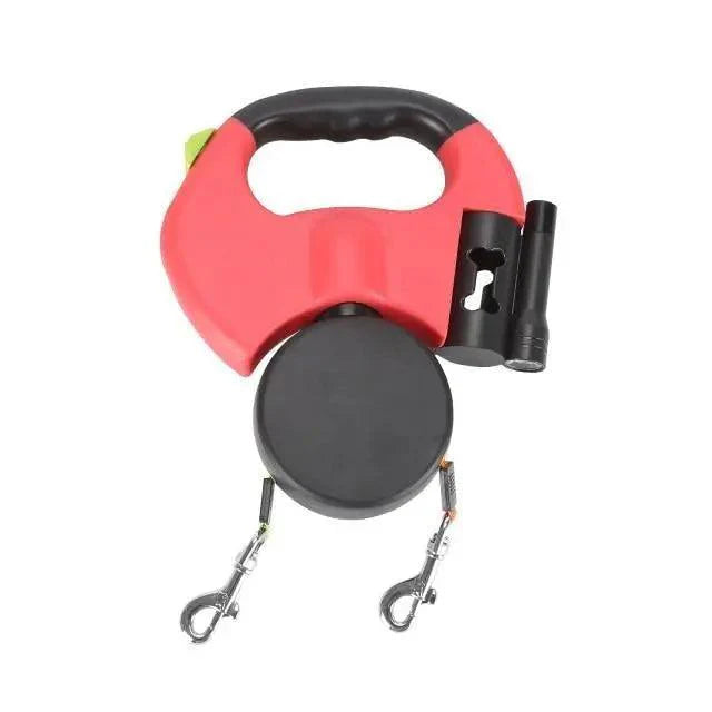 2 Color Retractable Dual Double Pet Leash Rope Walk For Dog Long Lead-Training Pet Leash Pet Tractor Small And Medium Dog Cat