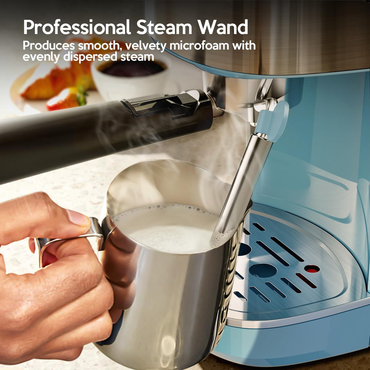 2 in 1 Espresso Machines Support Capsule Coffee Automatic Cappuccino Coffee Maker CM8054