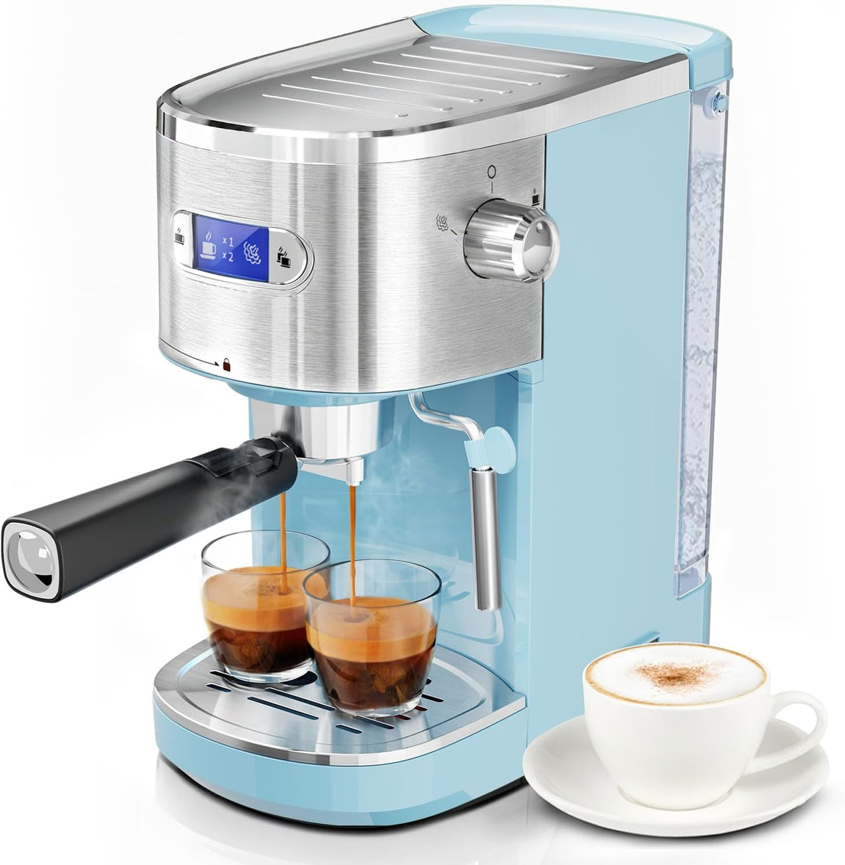 2 in 1 Espresso Machines Support Capsule Coffee Automatic Cappuccino Coffee Maker CM8054