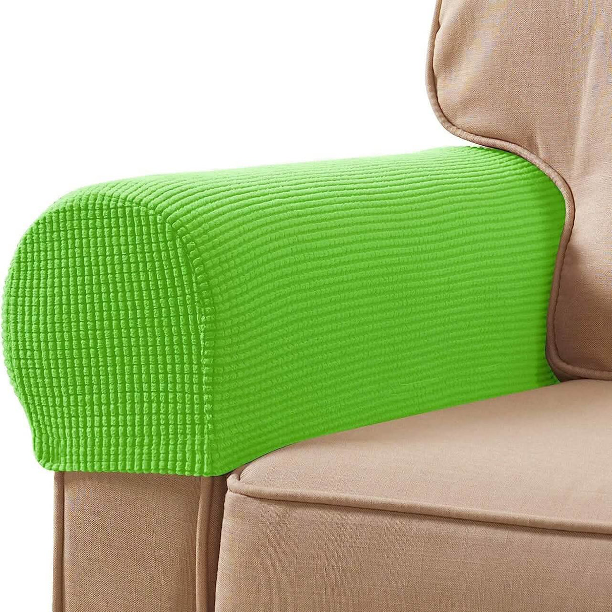 2-Piece: Jacquard Sofa Armrest Slipcover