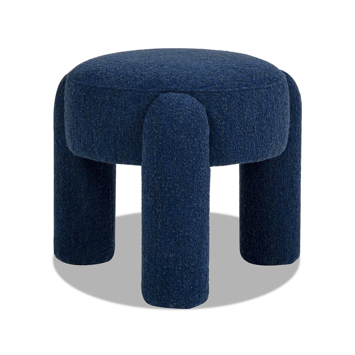 Hugo - Round Fully Upholstered Ottoman by Couch.com