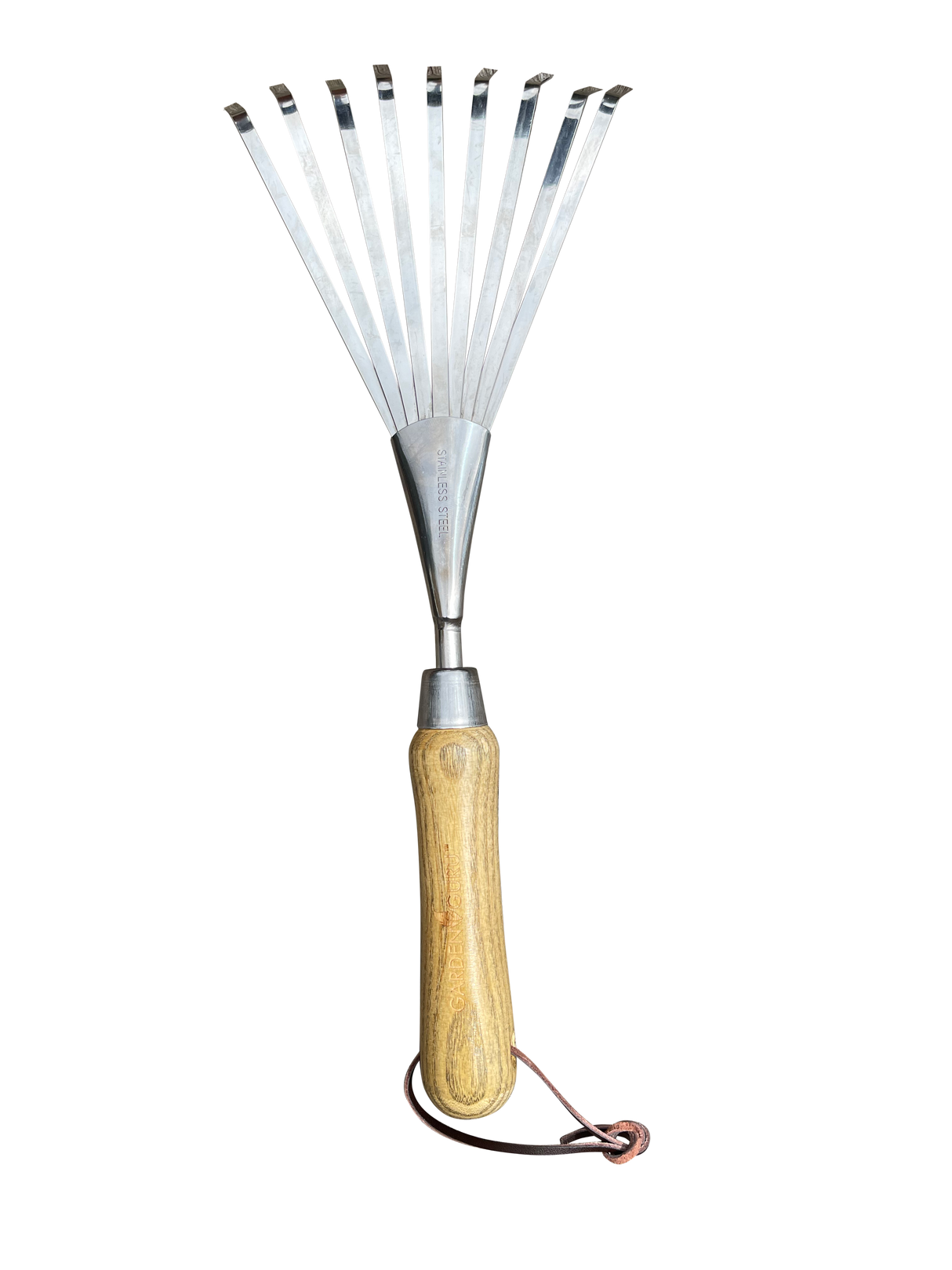 Hand Rake (classic wood handle) by Garden Guru