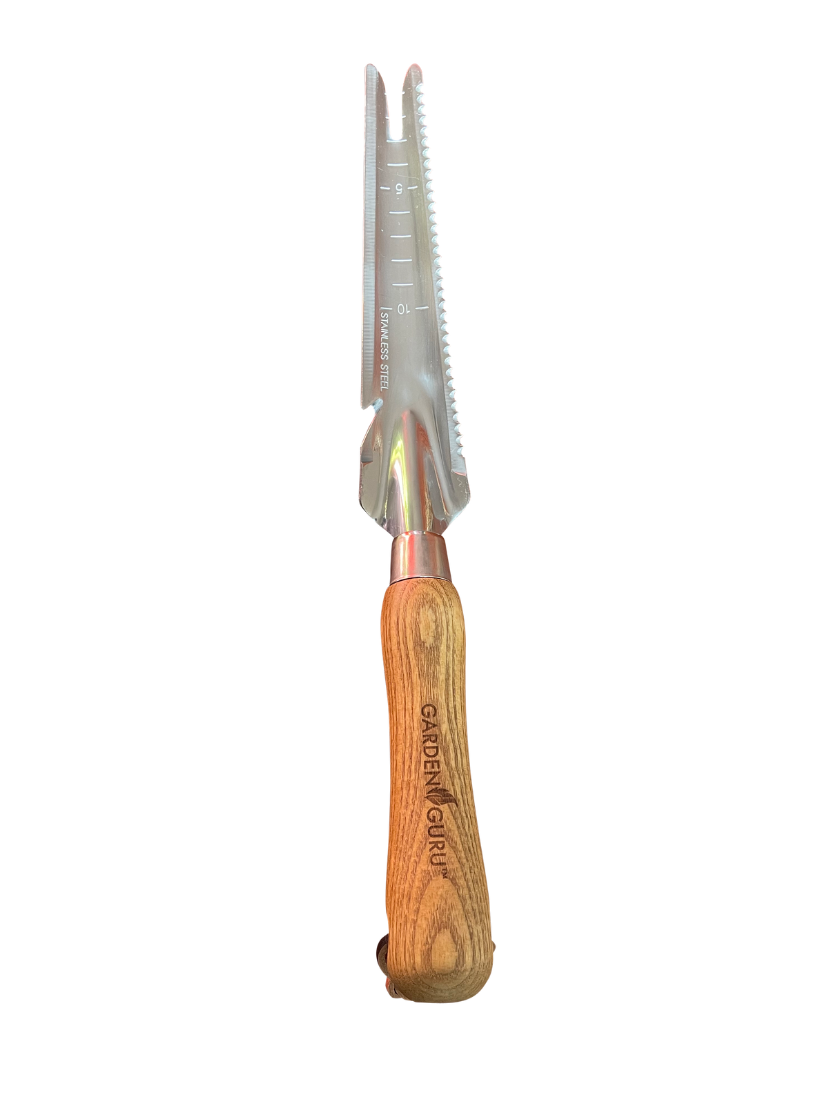 5 in 1 Weeder Trowel (classic wood handle) by Garden Guru