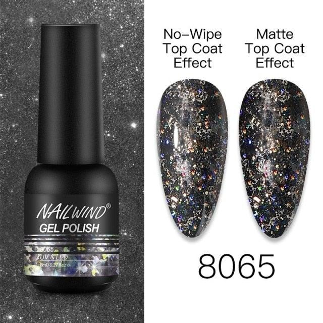 NEW TREND Modern fashion Red Gel Nail Polish For Nails Permanent UV LED 8ml Matte Glossy High Quality Fashion Design For Women and Ladies