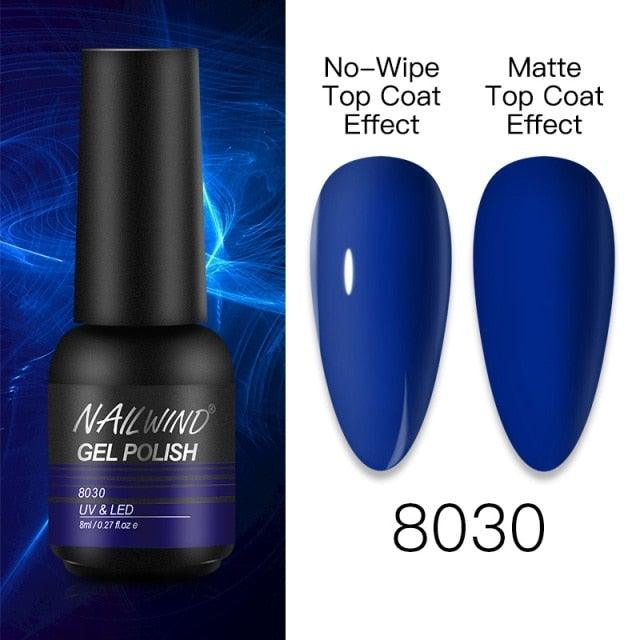 NEW TREND Modern fashion Red Gel Nail Polish For Nails Permanent UV LED 8ml Matte Glossy High Quality Fashion Design For Women and Ladies