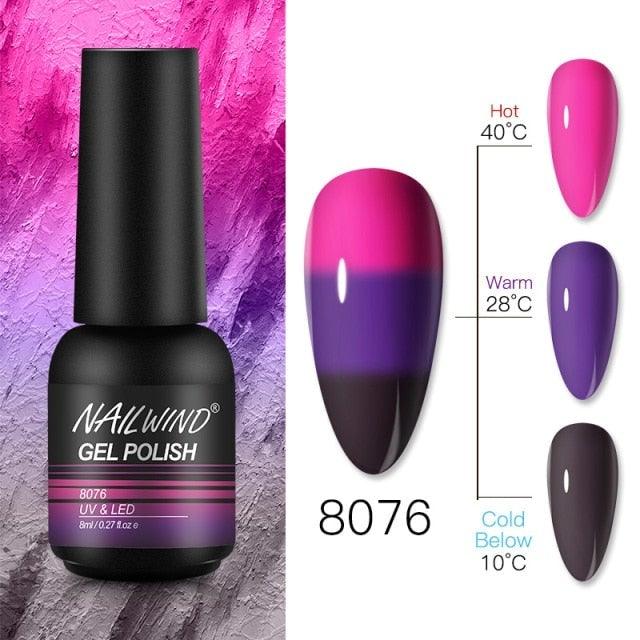 NEW TREND Modern fashion Red Gel Nail Polish For Nails Permanent UV LED 8ml Matte Glossy High Quality Fashion Design For Women and Ladies