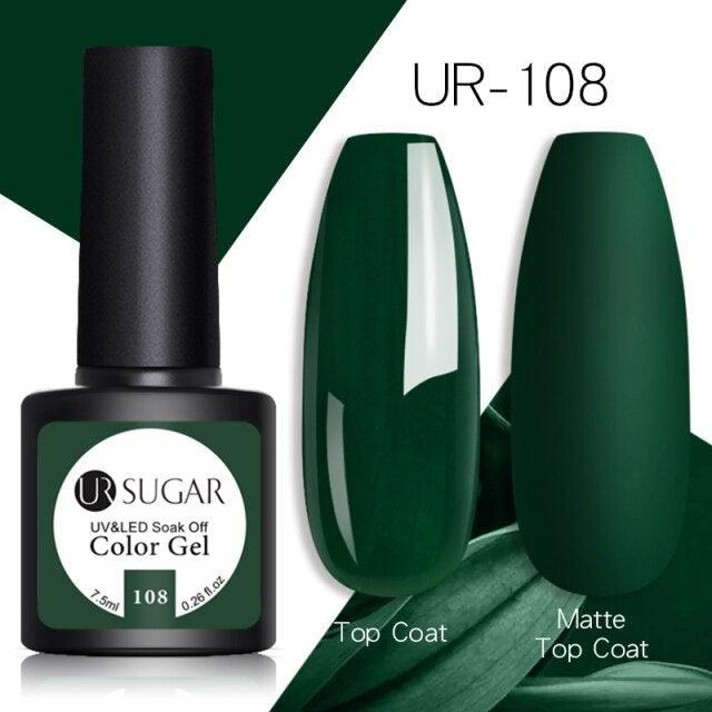 2022 Modern Spring Green Gel Nail Polish Colorful UV LED Long Lasting Varnish Modern High Quality Design For Girls and Womens