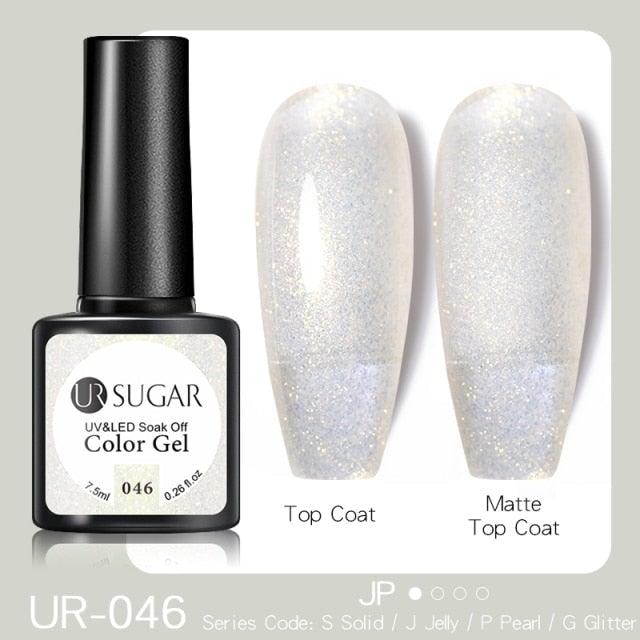 2022 New Reflective Glitter Nail Gel 8ml Permanent UV/LED Glossy Effect Popular Diamond Nail Gel Design For Womens